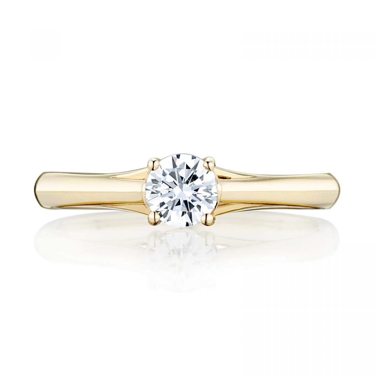 Prsteň Michelle - žlté zlato s prírodným diamantom